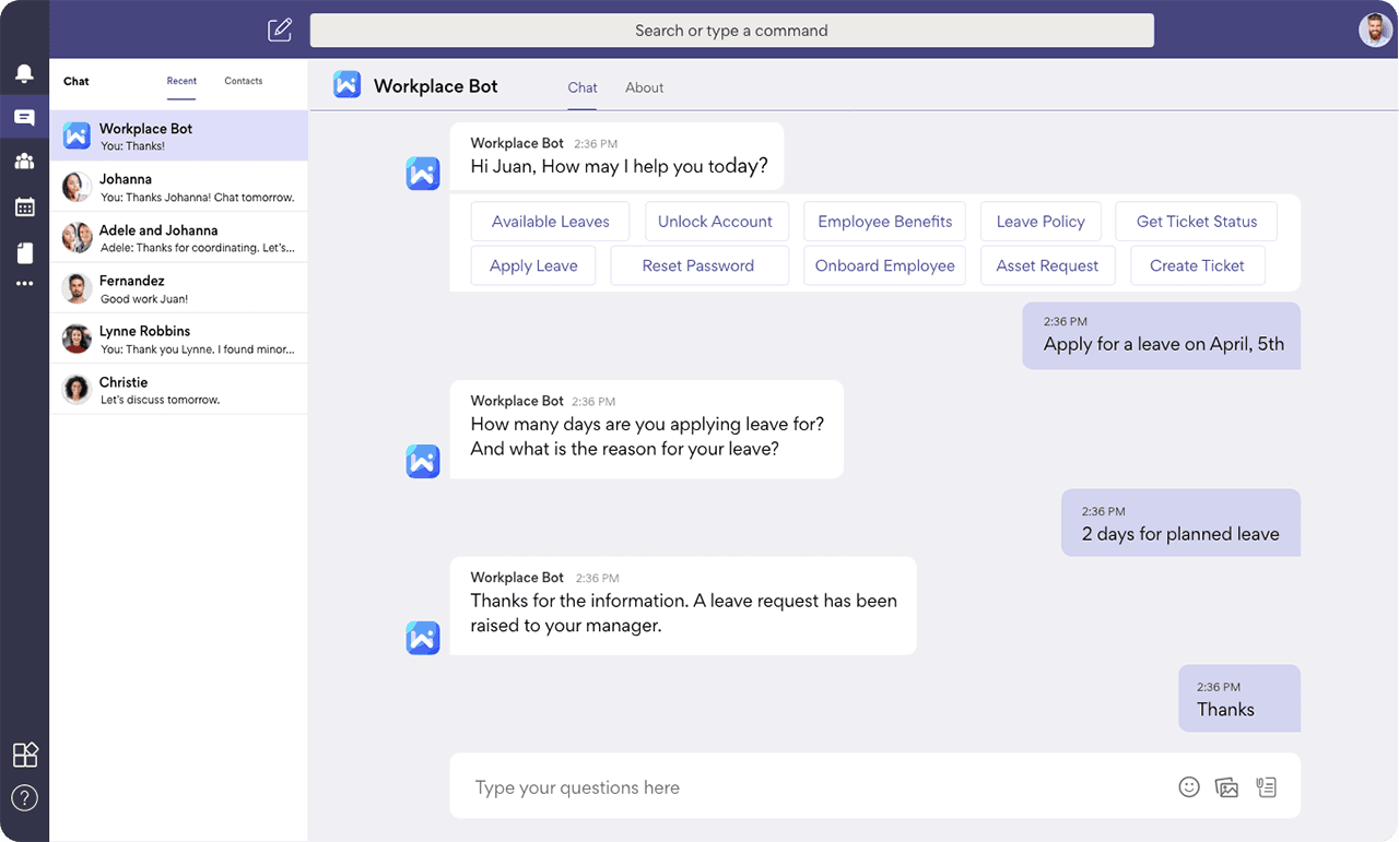 Teams Integration